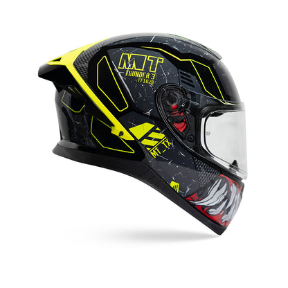 Thunder 3 Sv (Spoiler) T-X C2 - Motorcycle Riding Helmet + Visor (Matt)