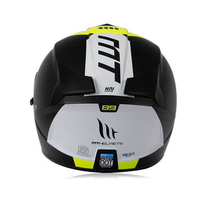 Blade 2 Sv 89 B3 - Motorcycle Riding Helmet (Yellow Fluor)
