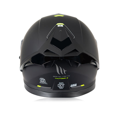 Thunder 3 Sv (Spoiler) Solid A1 - Motorcycle Riding Helmet (Matt)