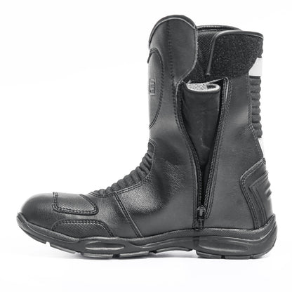 Discover - Water Resistant Motorcycle Riding Boots (Black)