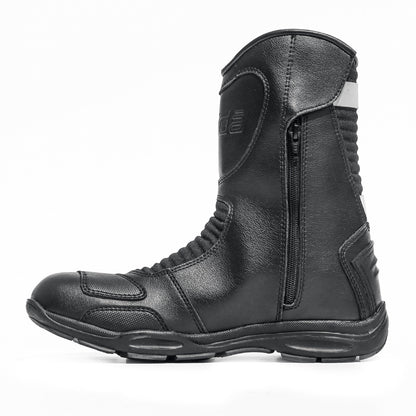 Discover - Water Resistant Motorcycle Riding Boots (Black)