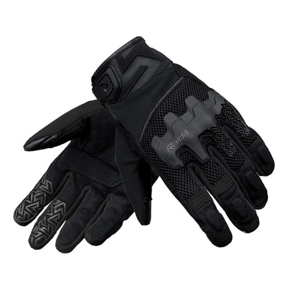 Drift - All Terrain Motorcycle Riding Gloves (Black)