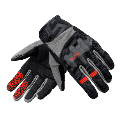 Drift - All Terrain Motorcycle Riding Gloves (Red)