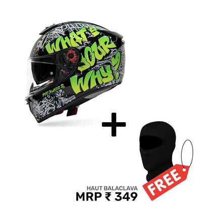 Blade 2 Sv Factory A6 - Motorcycle Riding Helmet (Fluor Gloss)