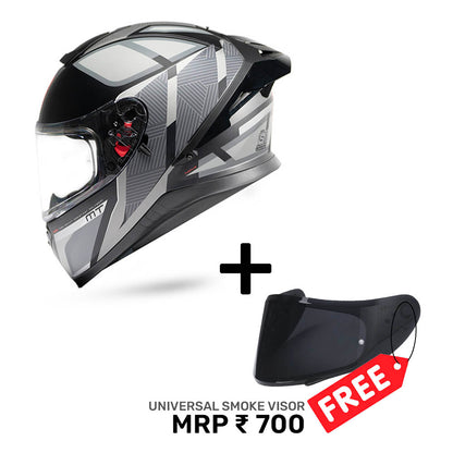 Thunder 3 Sv (Spoiler) Nova B1 - Motorcycle Riding Helmet + Visor (Matt)