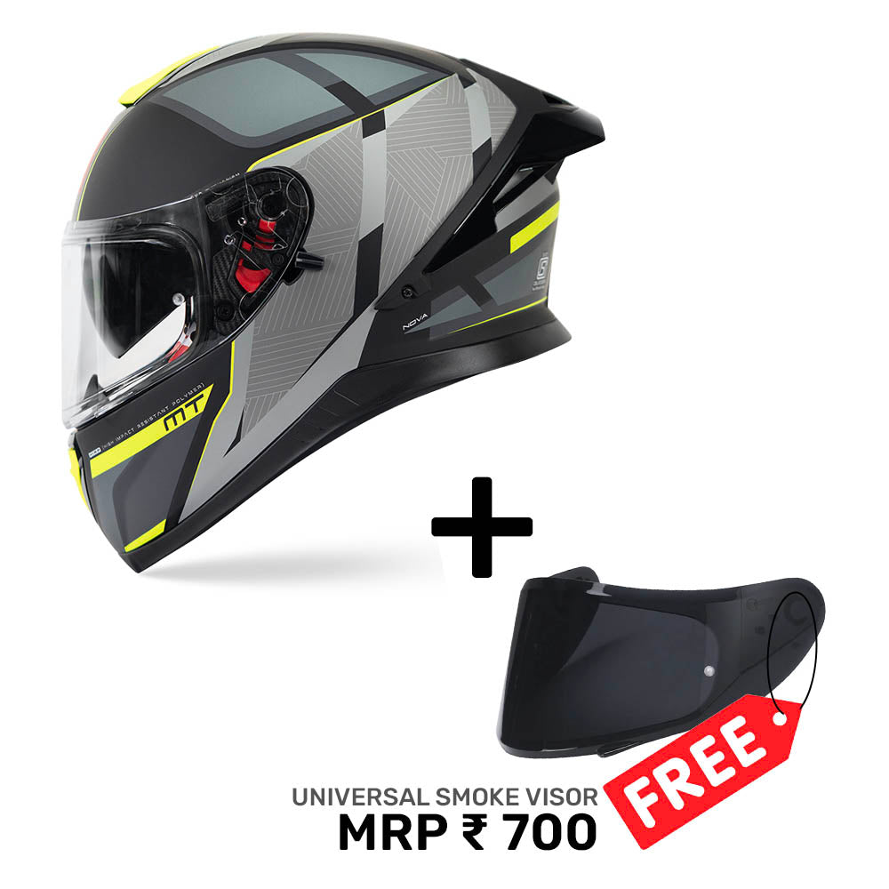 Thunder 3 Sv (Spoiler) Nova B62 - Motorcycle Riding Helmet + Visor (Gloss)