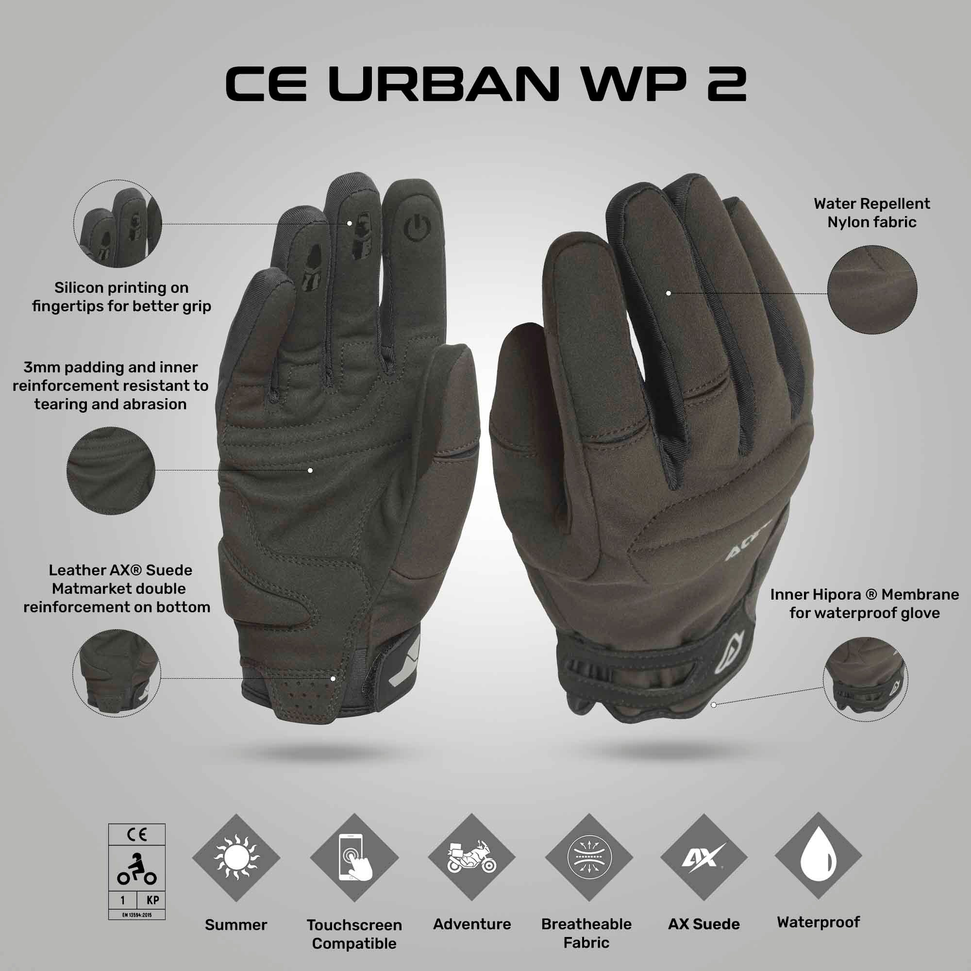 Urban - Waterproof Riding Gloves – ReiseMoto