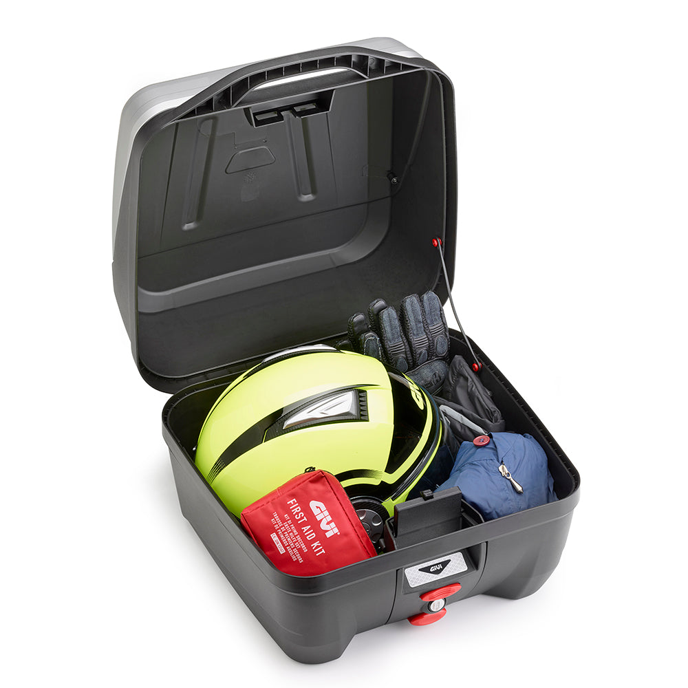 32L Motorcycle Topcase with Monolock (Black)