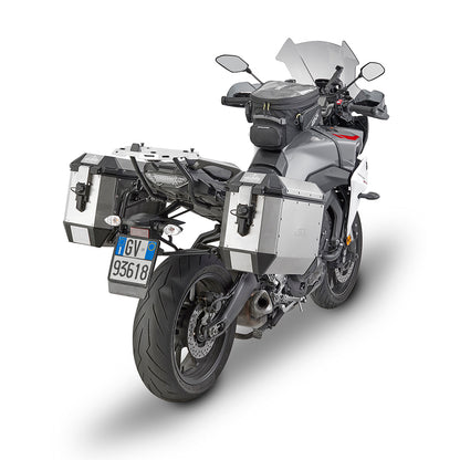 Side Pannier Set - 36L - Motorcycle Side Cases (Silver)