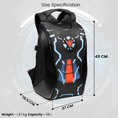 Night Wing Mark-2 - 25L Motocycle Backpack (Black)