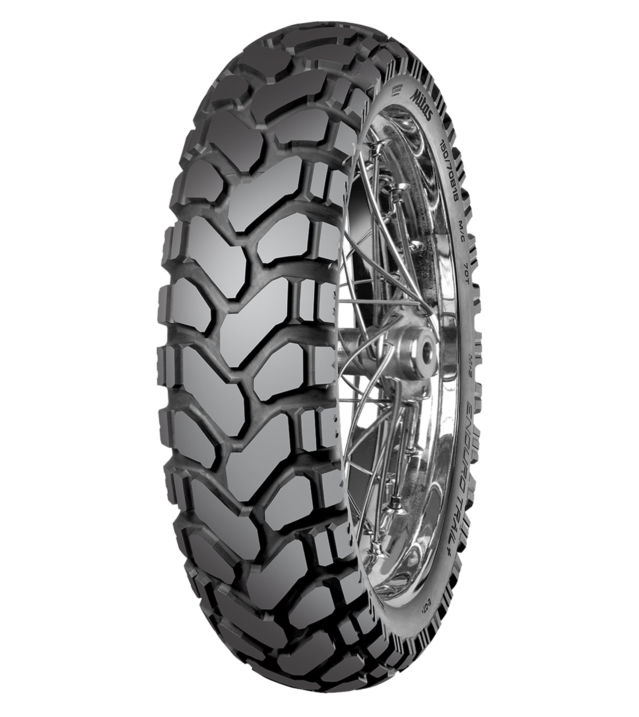 ENDURO TRAIL+ 140/80B18 70T Rear Tubeless Tyre E-07+