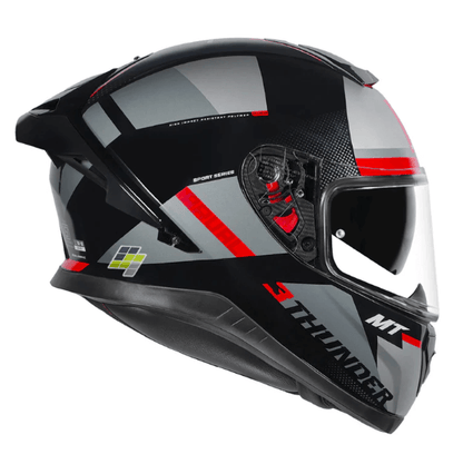 Thunder 3 Sv Pro Arual B1 - Motorcycle Riding Helmet (Gloss Grey/Black)