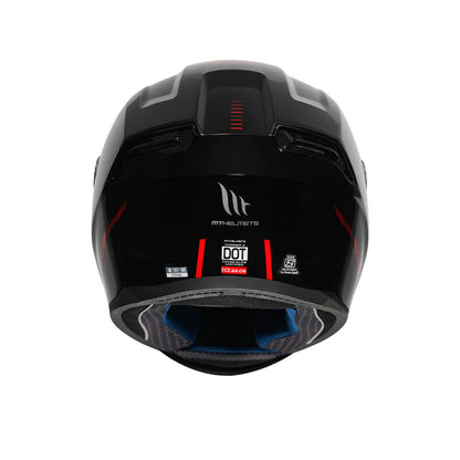 Hummer B Solid A1 - Motorcycle Riding Helmet (Gloss Black)
