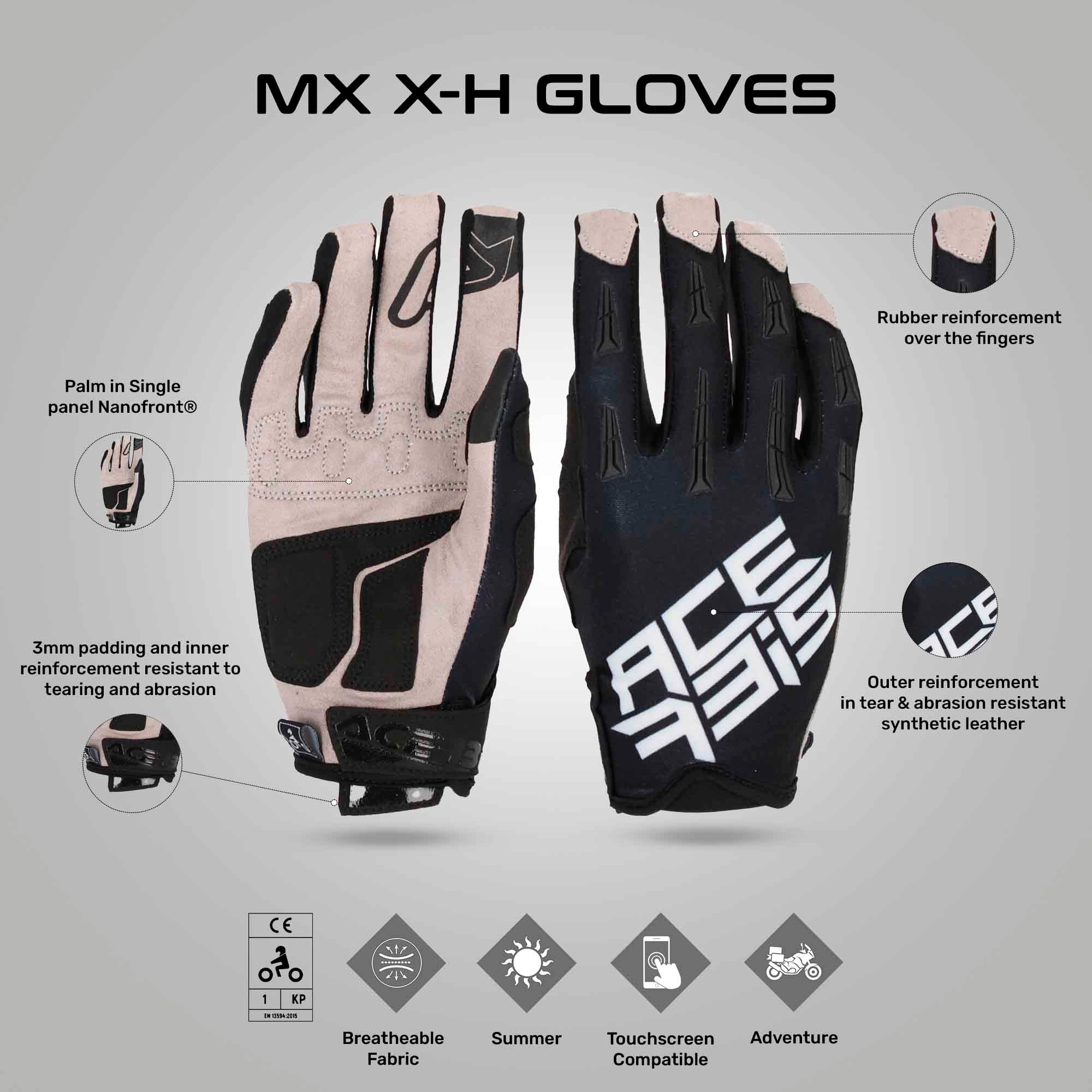 MX X-H - Motocross Riding Gloves – Reise Moto
