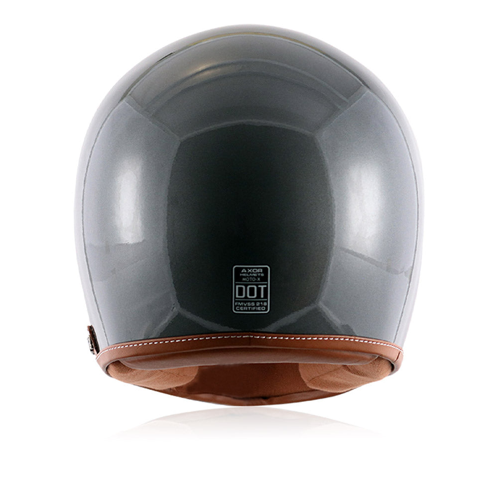 Moto-X Solid - Motorcycle Riding Helmet (Athena Grey)