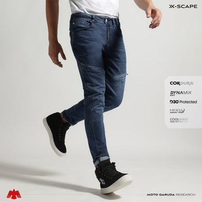 X-Scape - Motorcycle Riding Jeans (Indigo Blue)