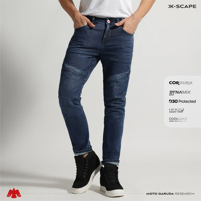 X-Scape - Motorcycle Riding Jeans (Indigo Blue)
