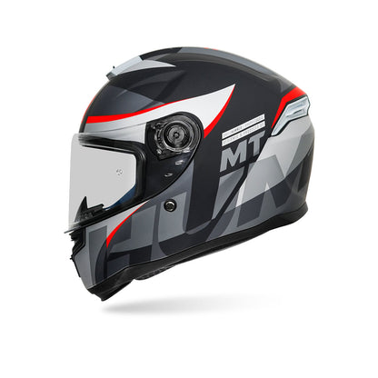 Hummer B Oasis A1 - Motorcycle Riding Helmet (Matt Black/Grey)