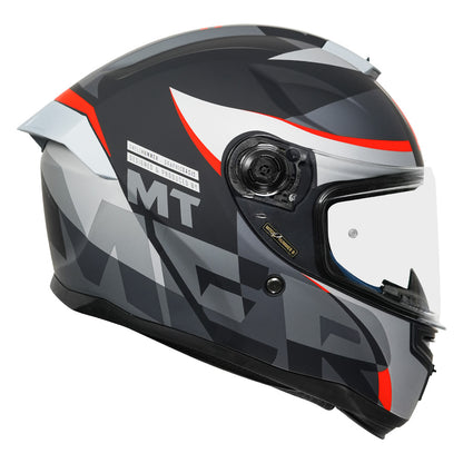 Hummer B Oasis A1 - Motorcycle Riding Helmet (Matt Black/Grey)