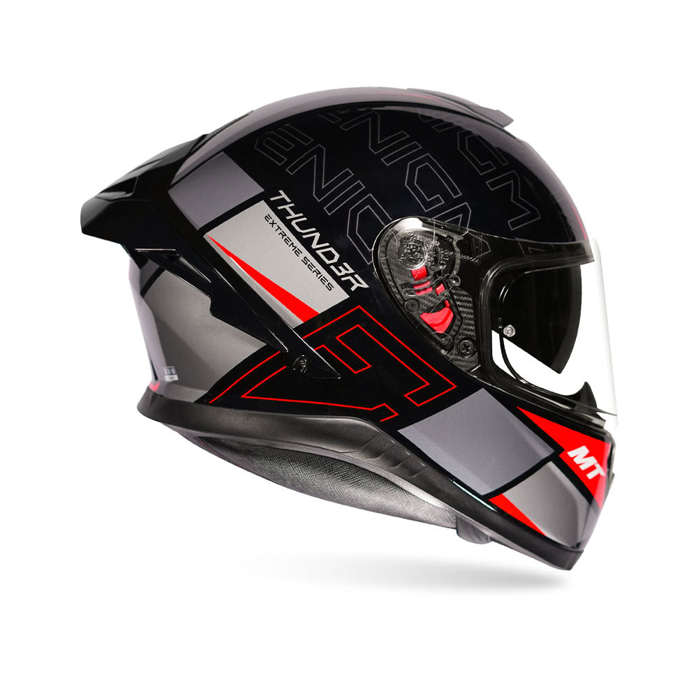 Thunder 3 Pro Enigma - Motorcycle Riding Helmet (Gloss Red)