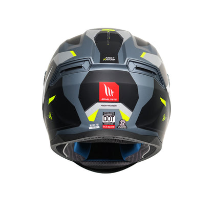 Hummer B Nighthawk D2 - Motorcycle Riding Helmet (Matt Grey)