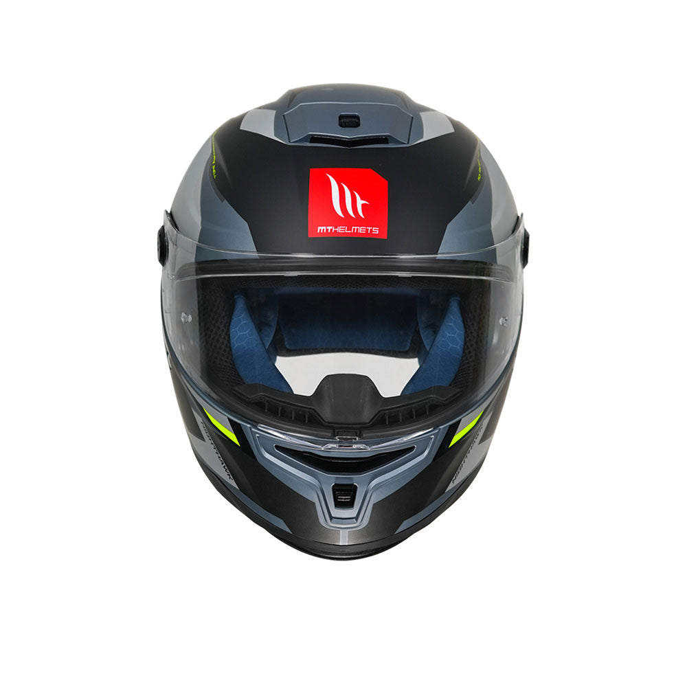 Hummer B Nighthawk D2 - Motorcycle Riding Helmet (Matt Grey)