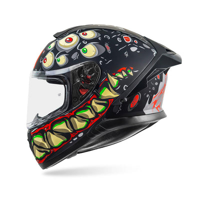 Thunder 3 SV Pro Yarn - Motorcycle Riding Helmet (Matt Black/Yellow/Red)