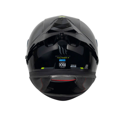 Thunder 3 Pro Solid - Motorcycle Riding Helmet (Gloss Black)