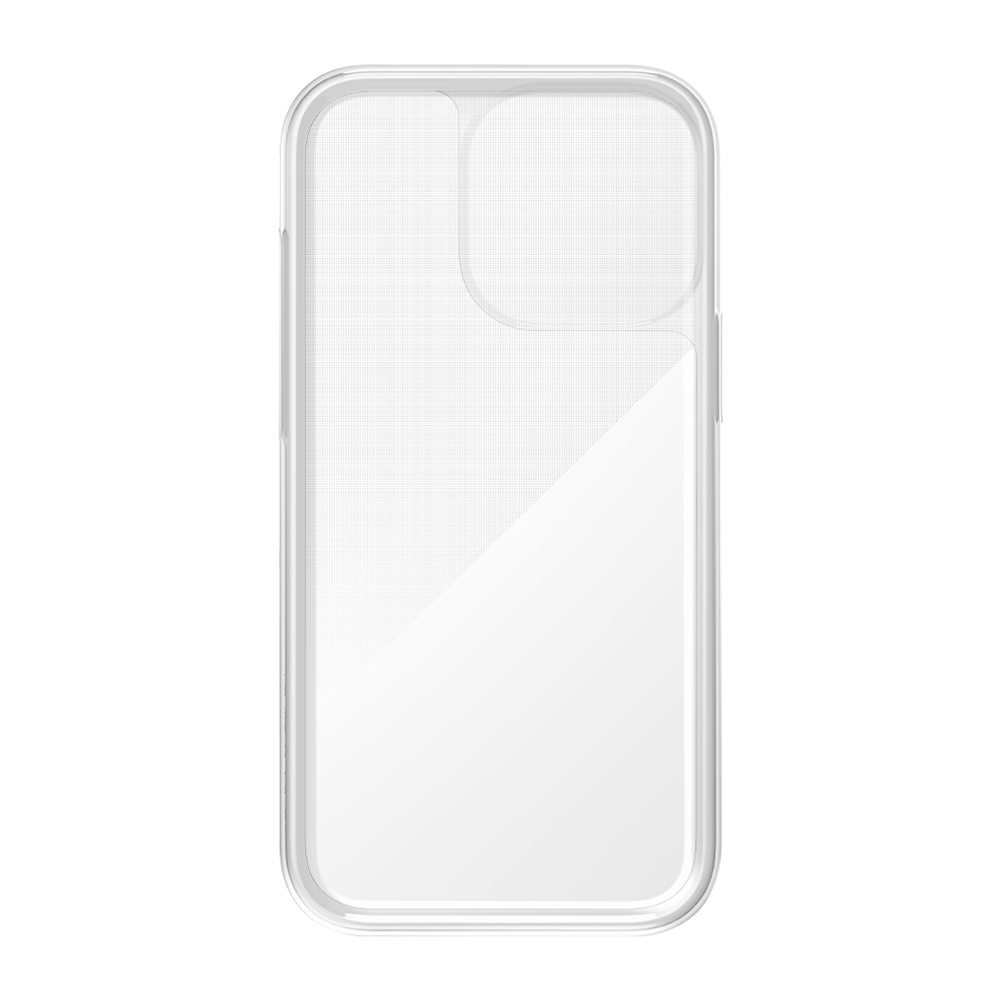 Clear protective iPhone 16 Pro Max poncho-style phone case with raised edges