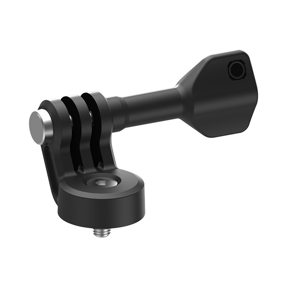 Black 360 action camera adaptor with mount base and threaded screw