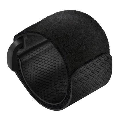 Black replacement armband strap with textured padding and adjustable loop
