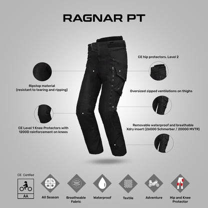 Ragnar - Adventure Touring Pants (Black)