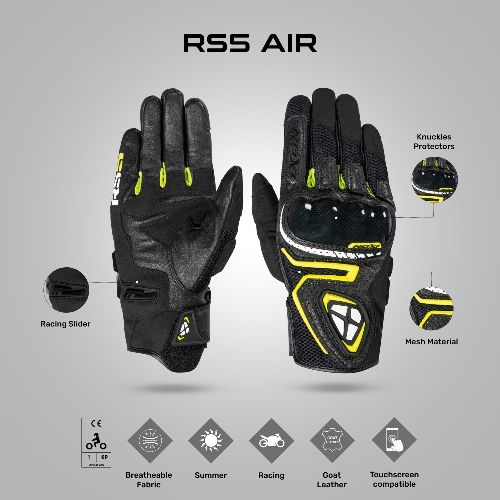 RS5 Air - Summer Riding Gloves