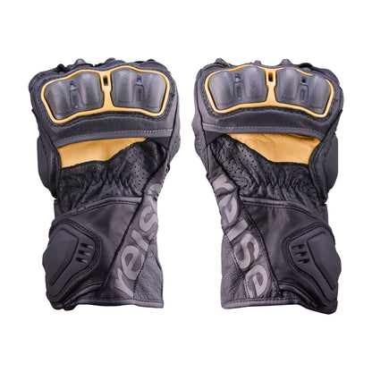 Rhodes - Full Gauntlet Touring Gloves (Orange)