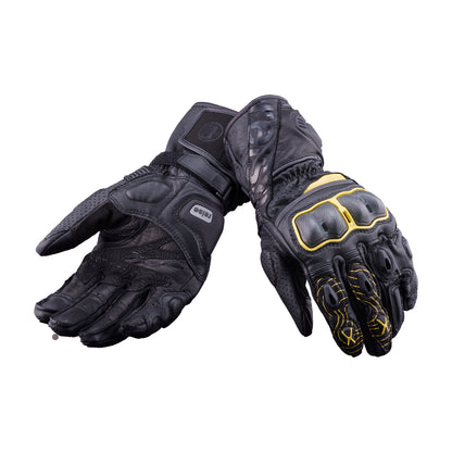 Rhodes - Full Gauntlet Touring Gloves (Yellow)