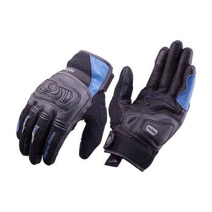 Austra - Urban Motorcycle Riding Gloves (Blue)