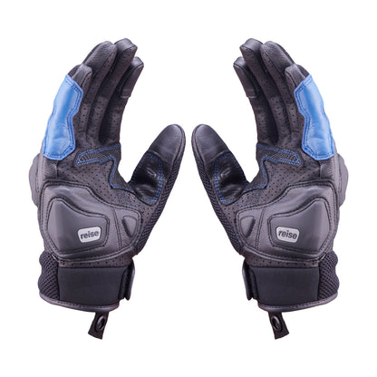Austra - Urban Motorcycle Riding Gloves (Blue)