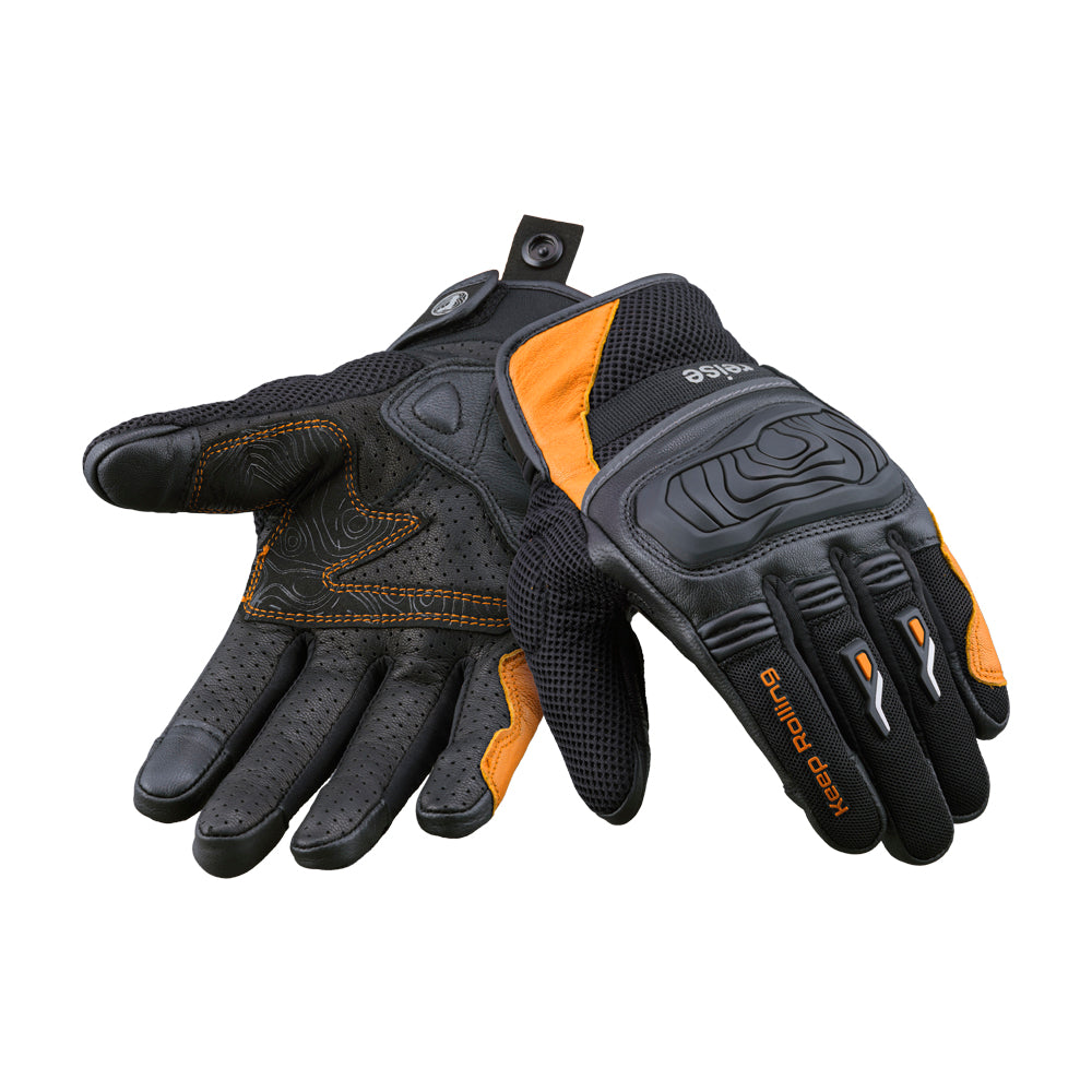 Austra - Urban Motorcycle Riding Gloves (Orange)