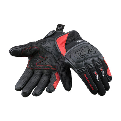 Austra - Urban Motorcycle Riding Gloves (Red)