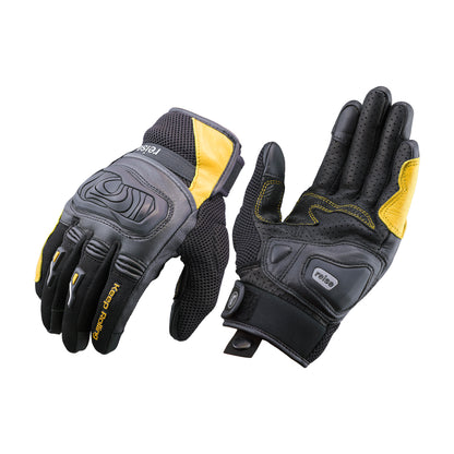 Austra - Urban Motorcycle Riding Gloves (Yellow)