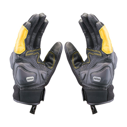 Austra - Urban Motorcycle Riding Gloves (Yellow)