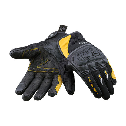 Austra - Urban Motorcycle Riding Gloves (Yellow)