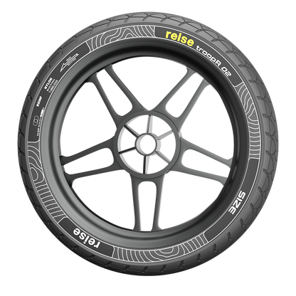 troopR 02  80/100-18 47P Front Tubeless Tyre