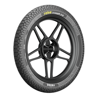 troopR 03 80/100-17 53P Rear Tubeless Tyre