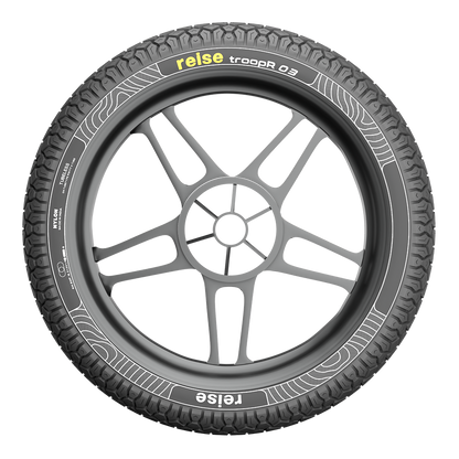 troopR 03 80/100-17 53P Rear Tubeless Tyre