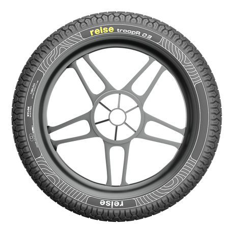 troopR 03  90/90-12 54J Front/Rear Tubeless Tyre