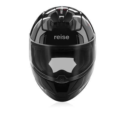Helden - Motorcycle Riding Helmet (Grey/Black Gloss)