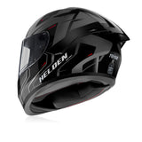 Helden Helmet - Grey / Black Gloss