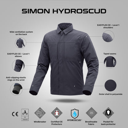 Simon Hydroscud® Jacket - Dark Blue