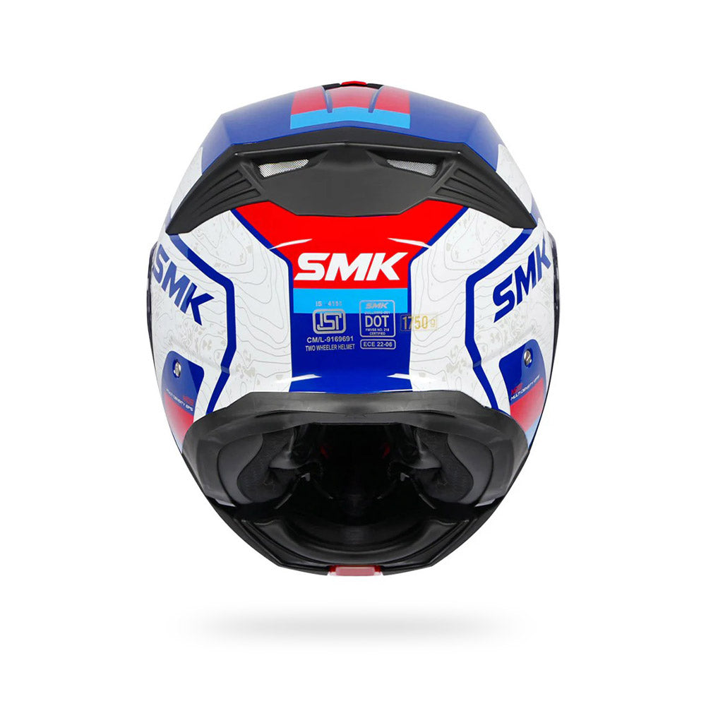 Gullwing Navigator - Motorcycle Riding Helmet (Gloss Blue)